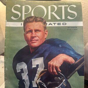 Vintage Sports Illustrated – October 3, 1955 – Doak Walker Detroit Lions Cover –